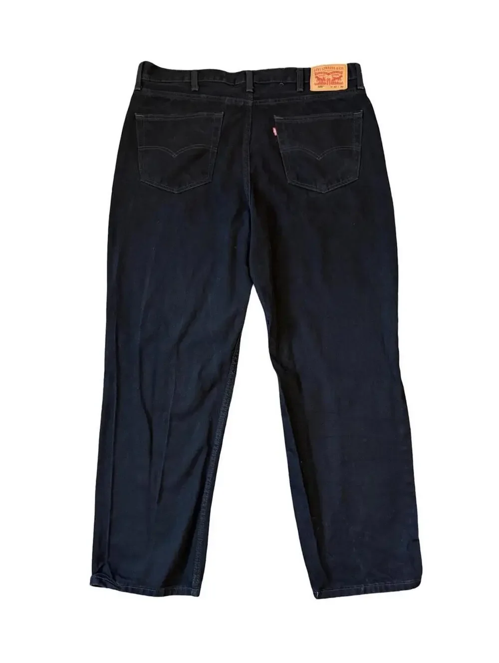Levi's Men's 550 Black Relaxed Fit Jeans Size 42x32
